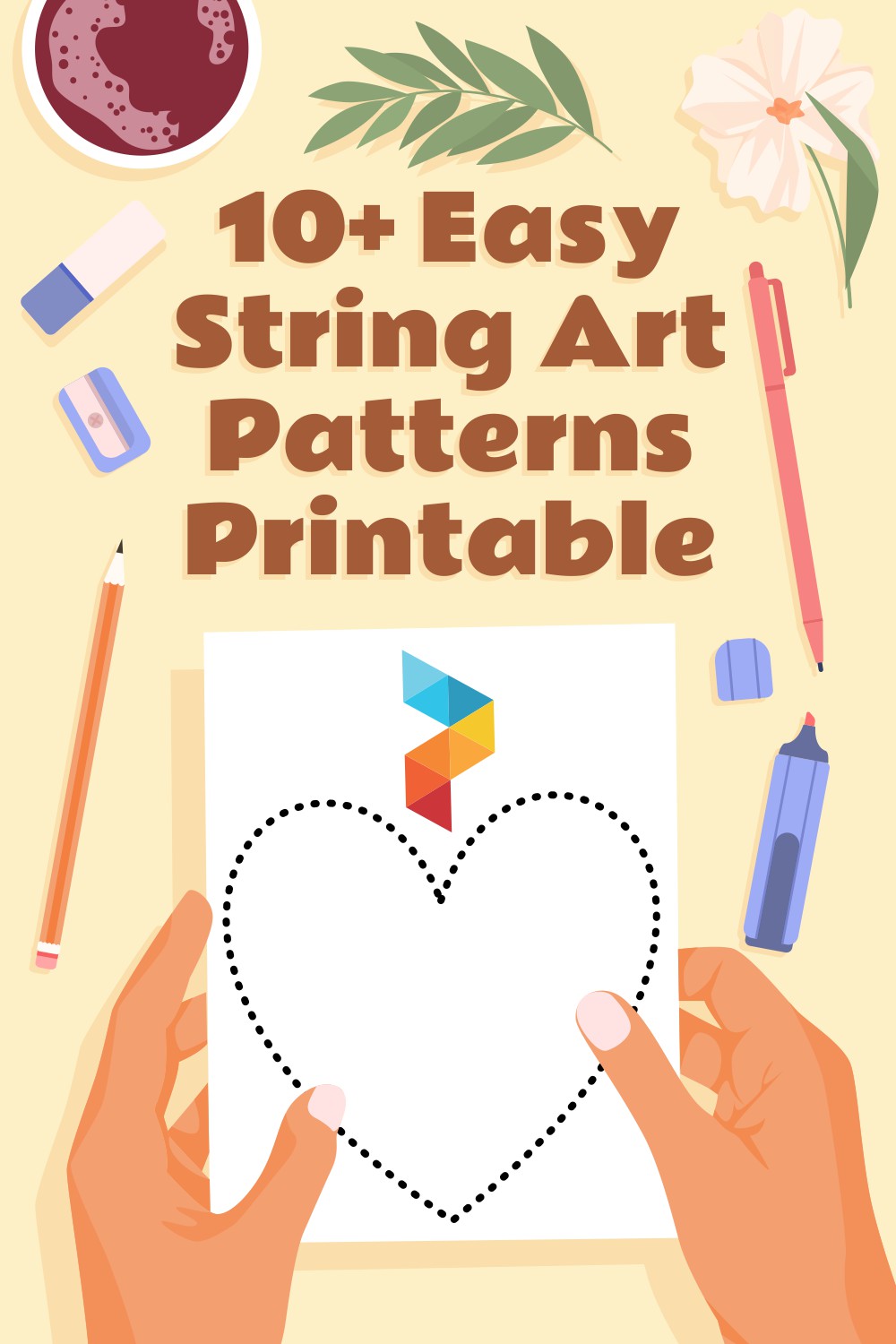 Easy String Art Patterns Printable