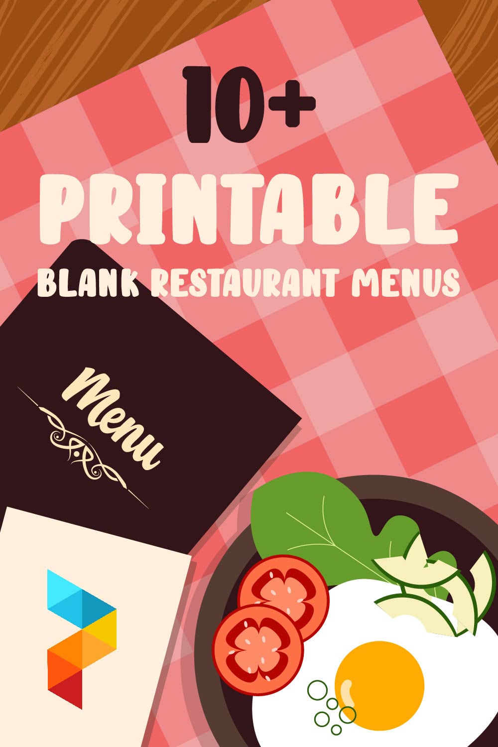 Blank Restaurant Menus