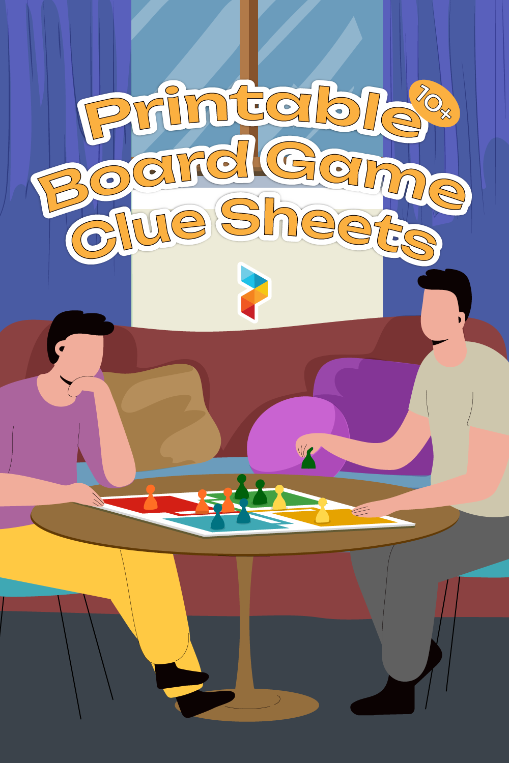 Board Game Clue Sheets