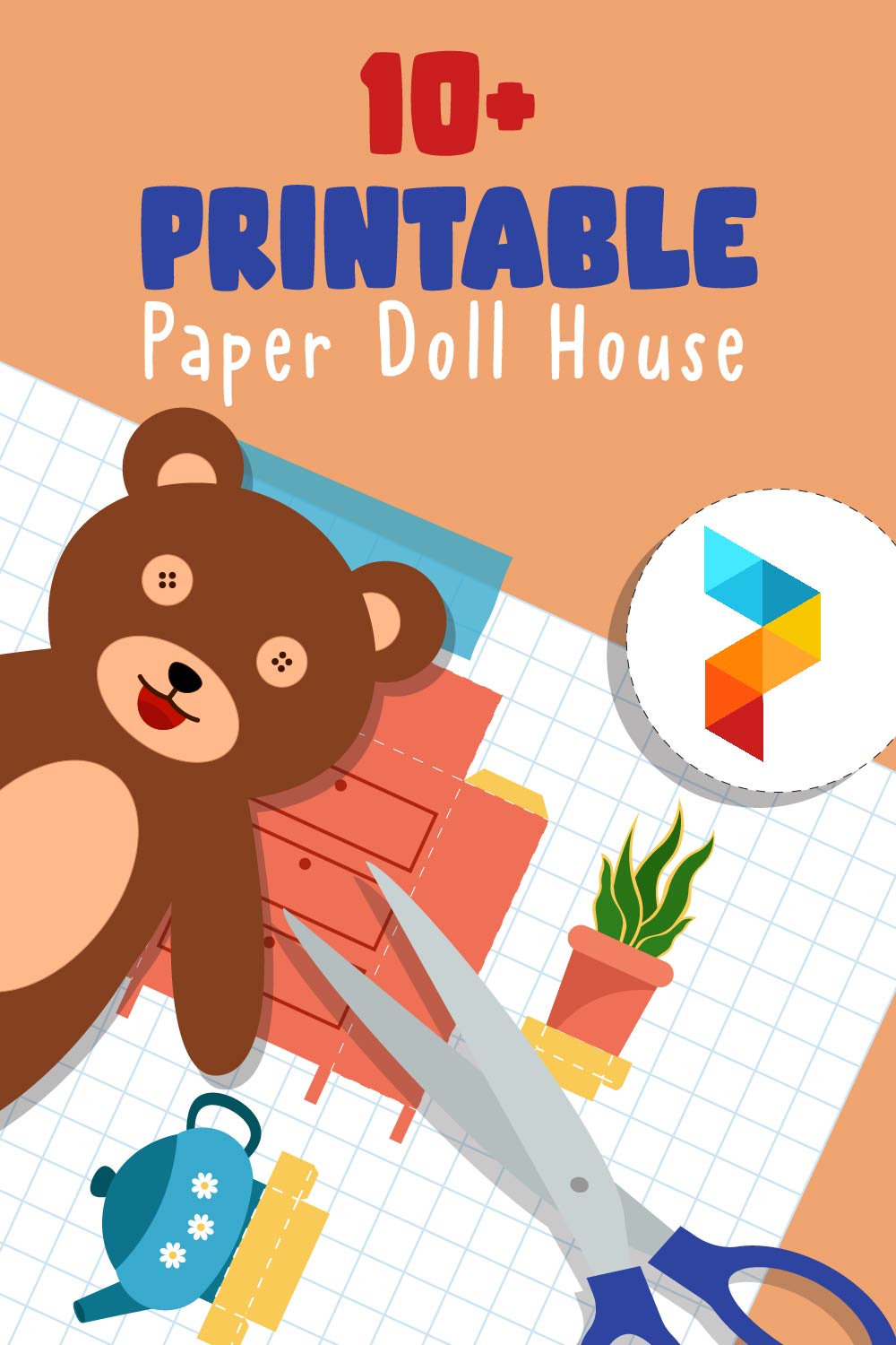 Printable Paper Doll House
