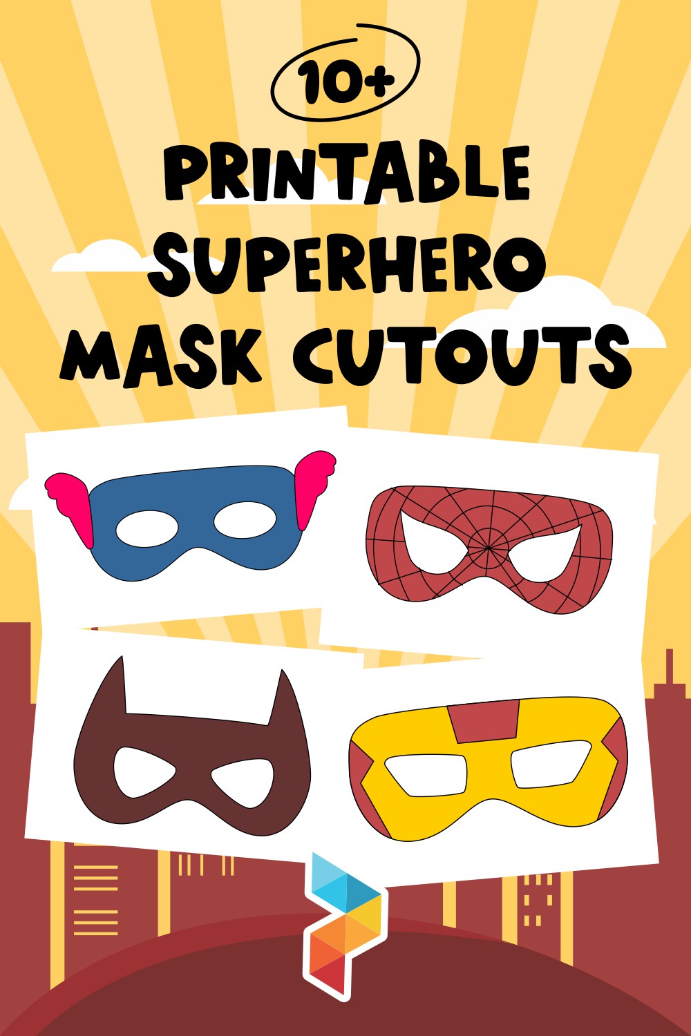 Superhero Mask Cutouts