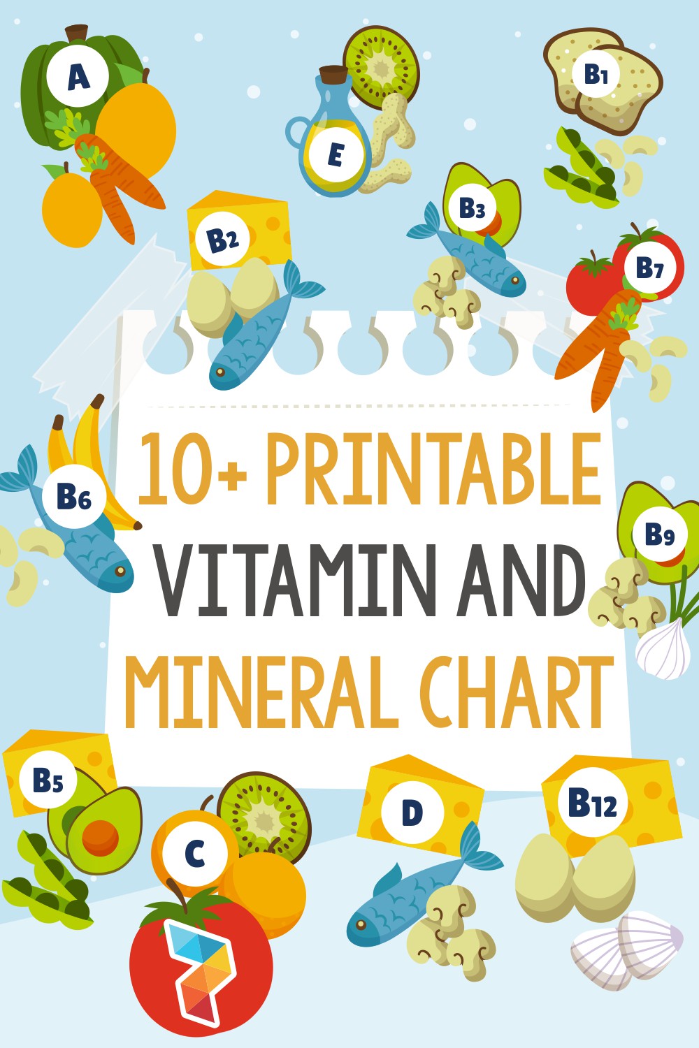 Vitamin And Mineral Chart