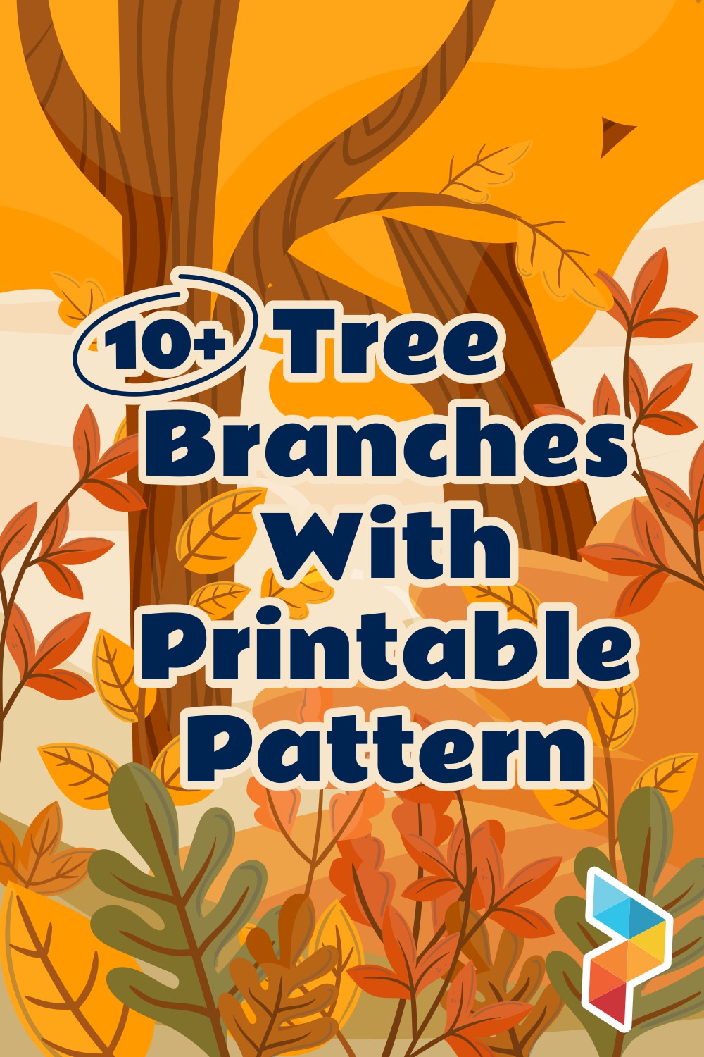 Tree Branches With Printable Pattern