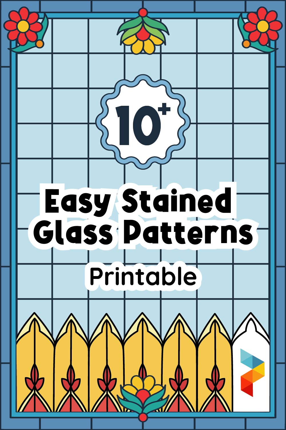 Easy Stained Glass Patterns Printable
