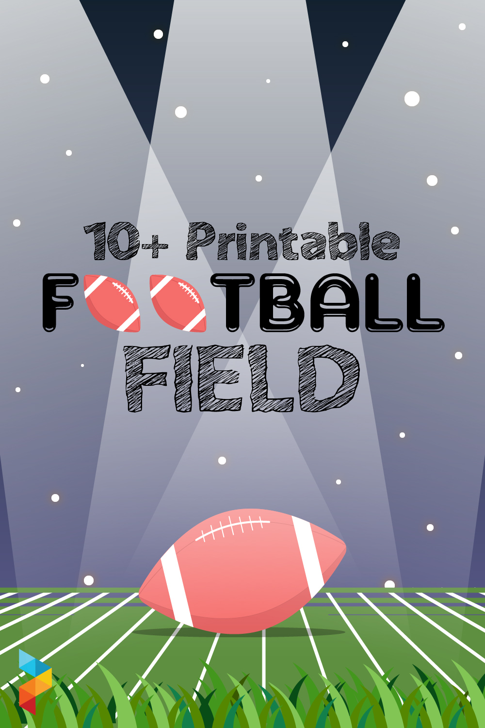 Printable Football Field