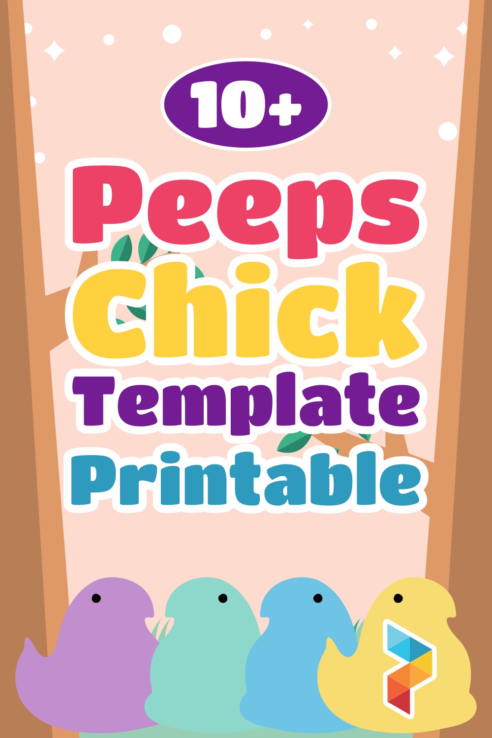 Peeps Chick Template