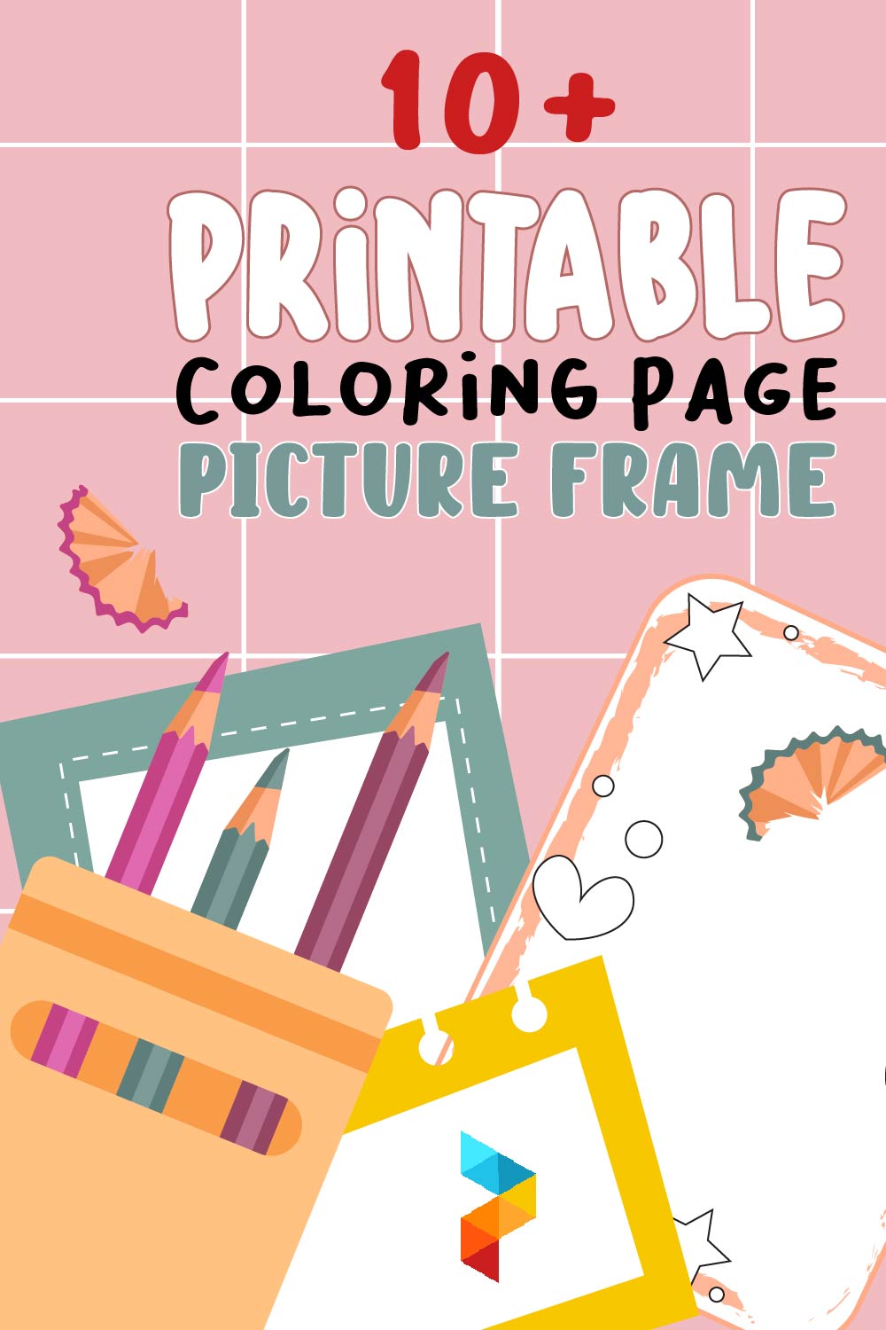 Coloring Page Picture Frame