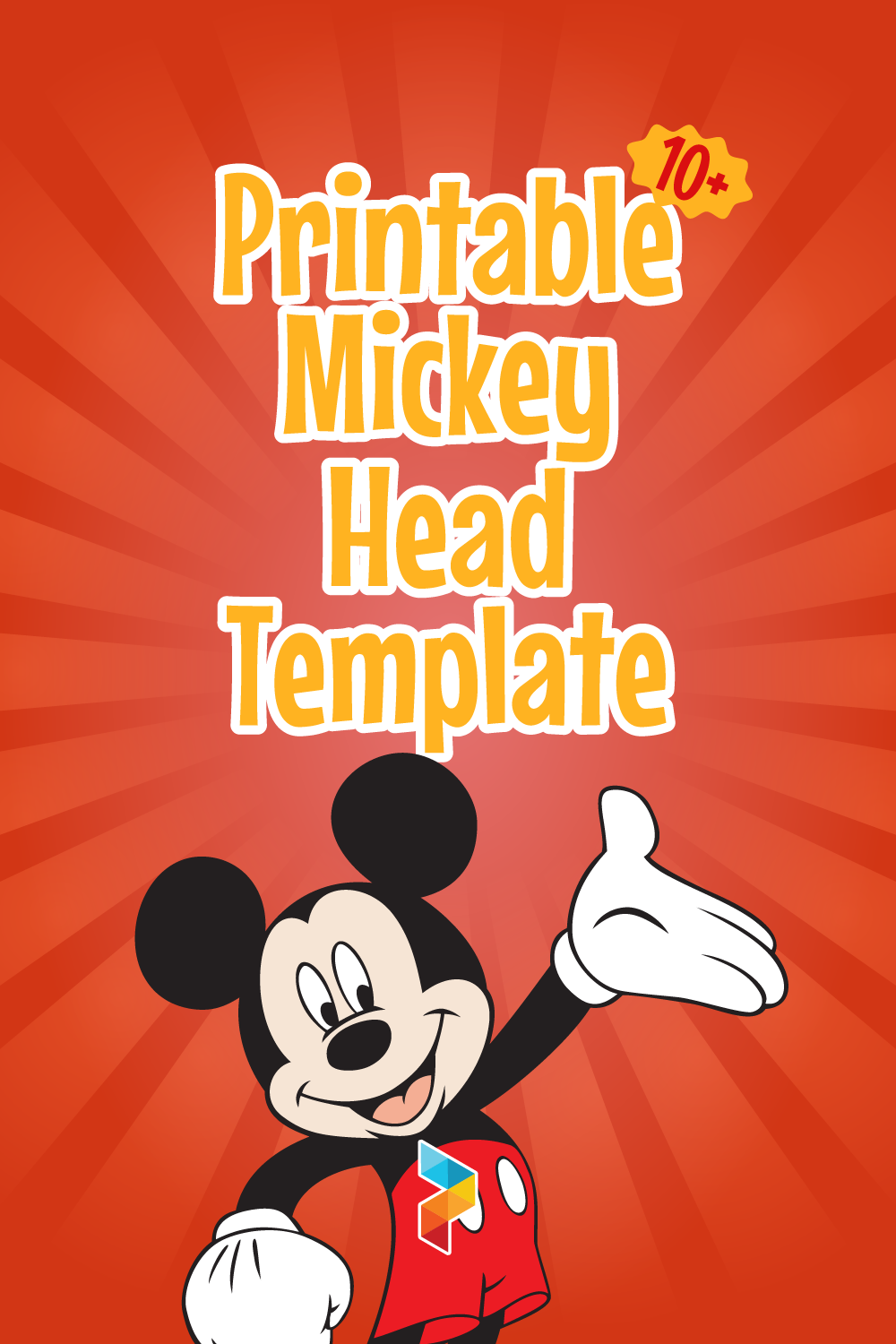 Printable Mickey Head Template