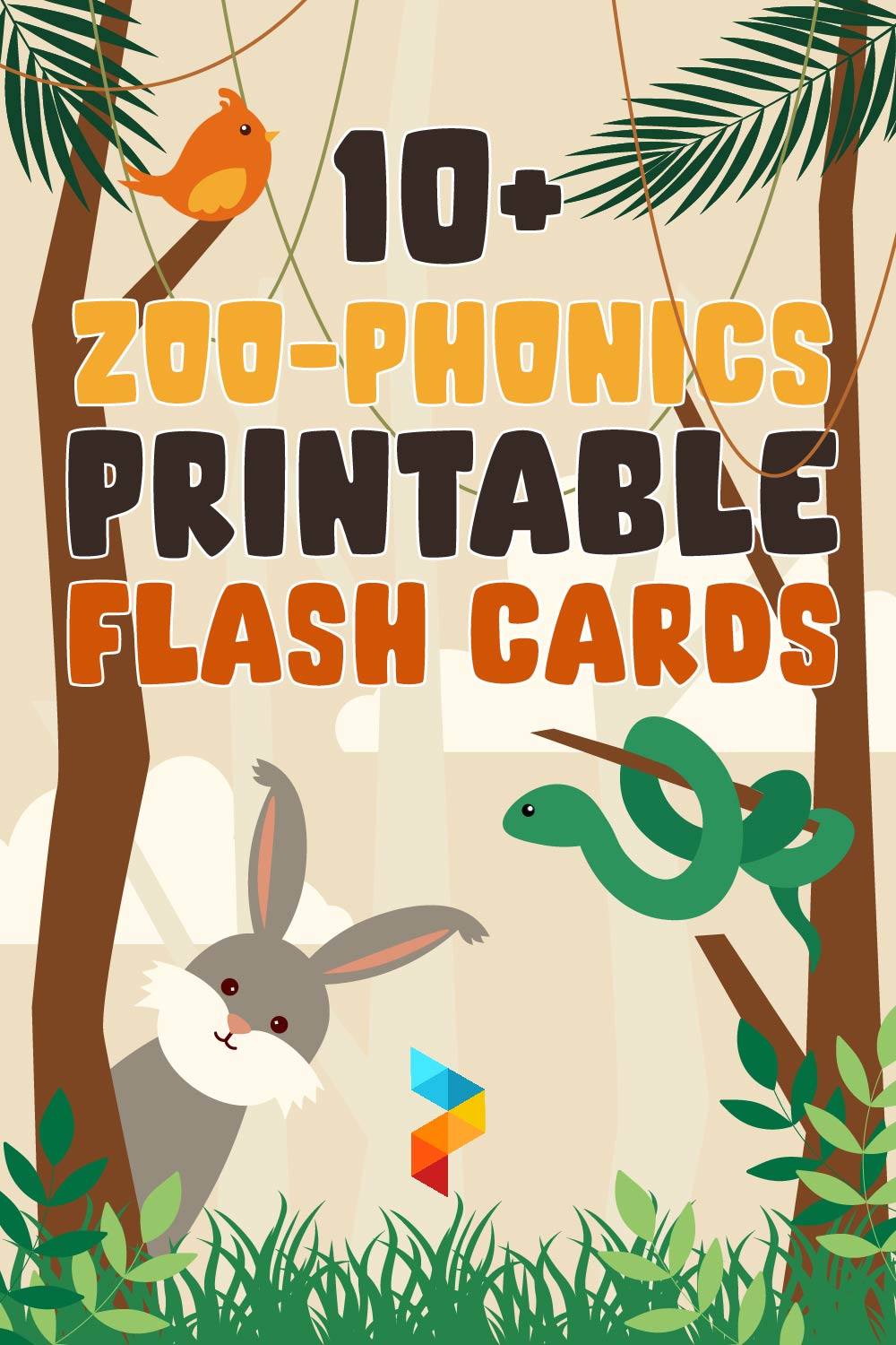 Zoo-phonics Printable Flash Cards