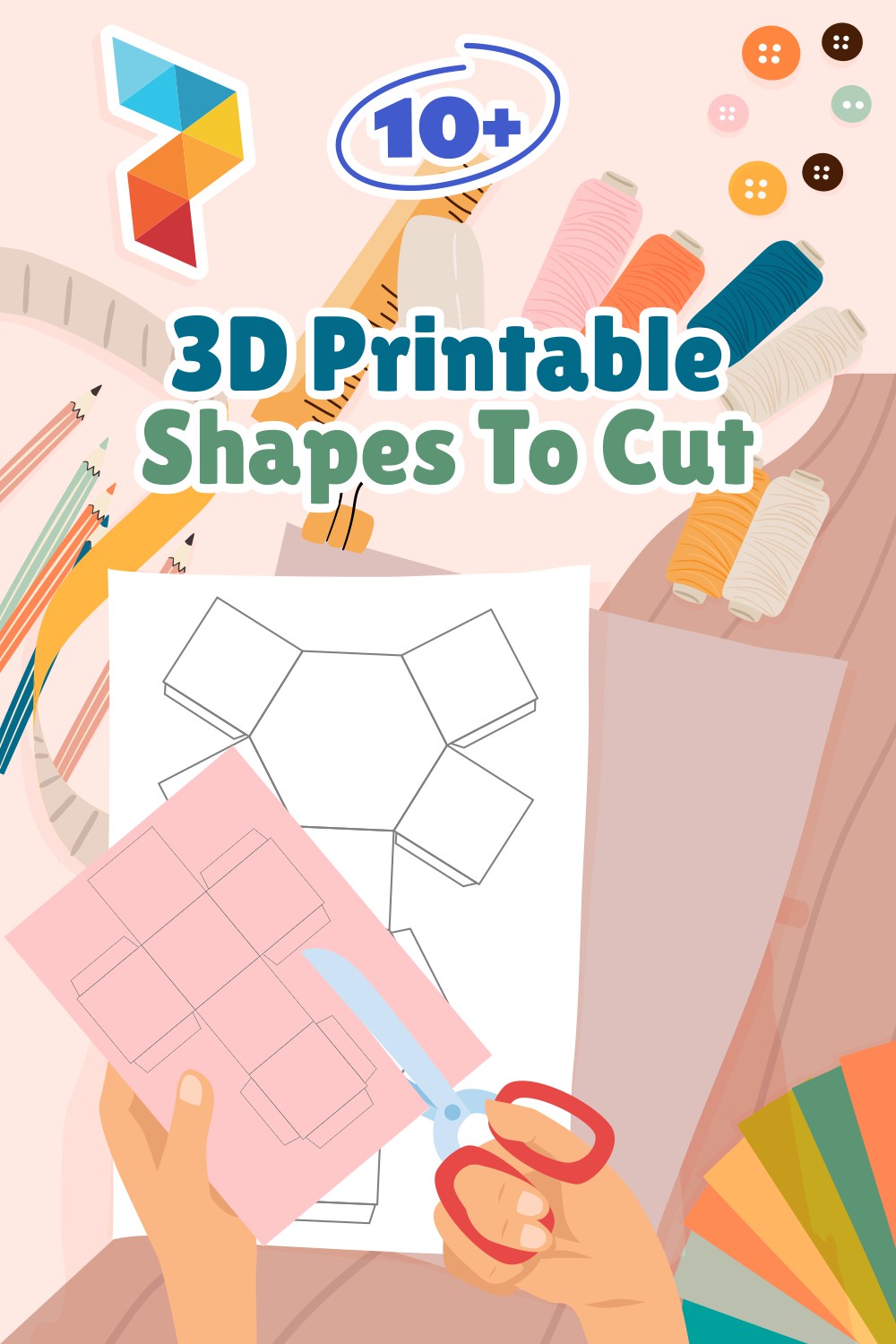 3D Shapes To Cut