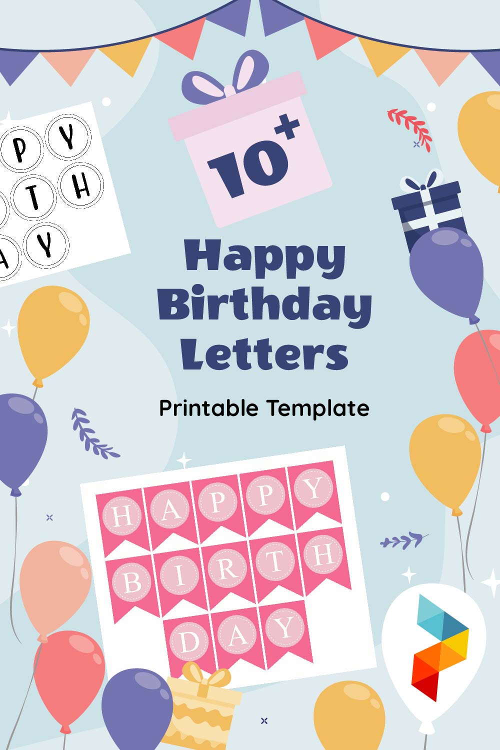 Happy Birthday Letters Template