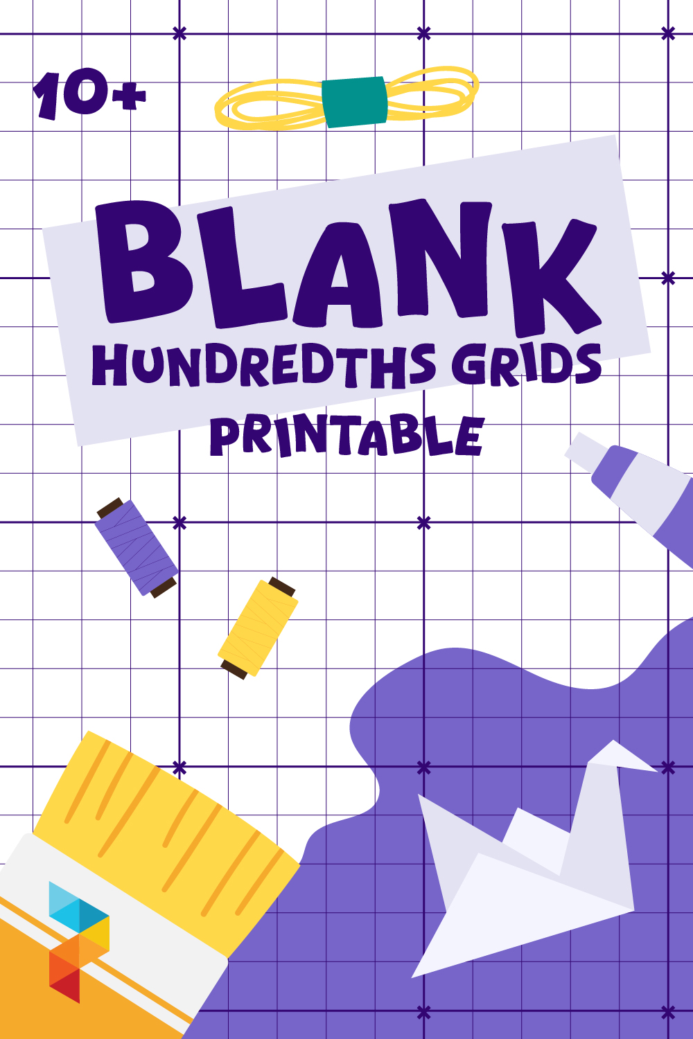Blank Hundredths Grids
