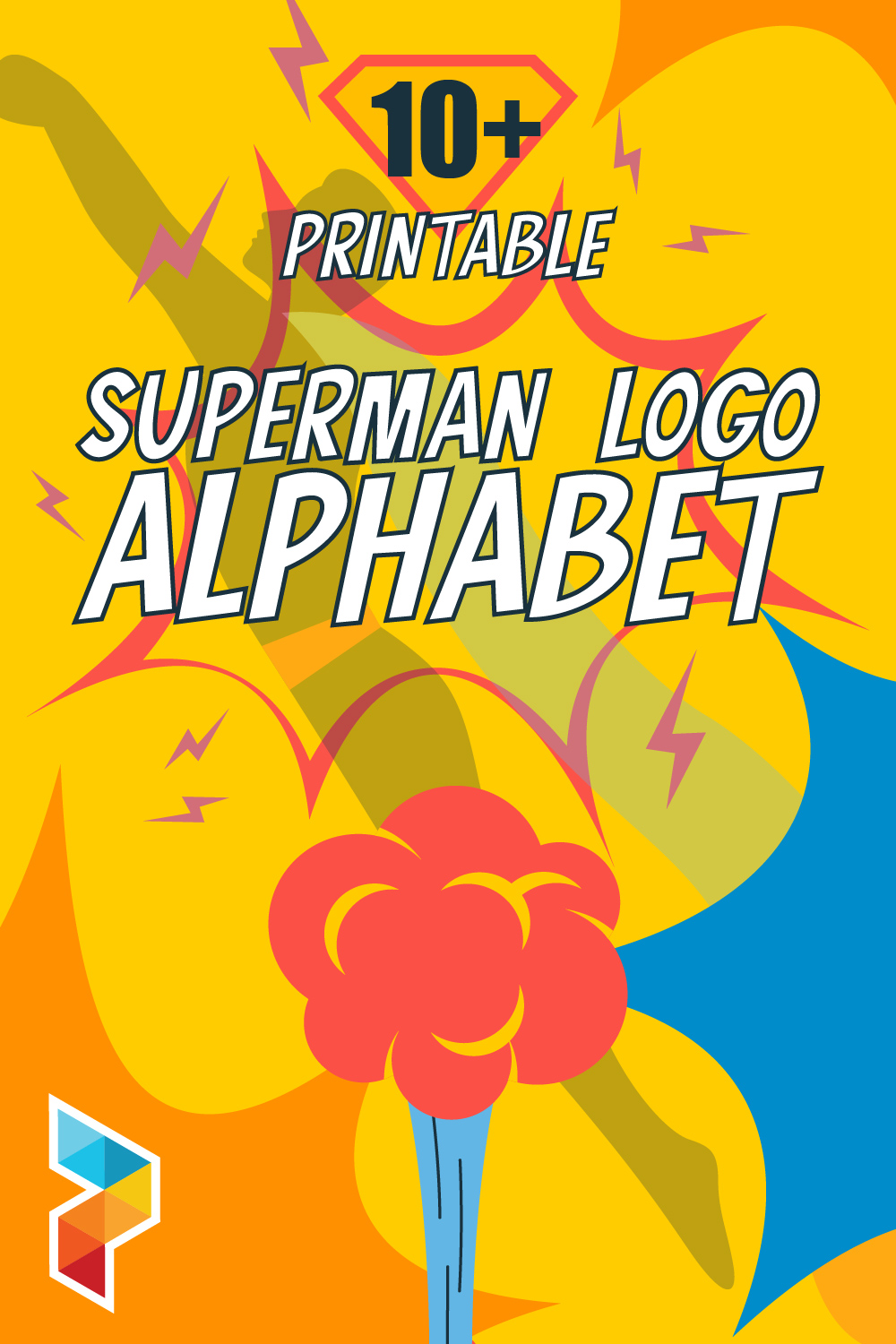 Superman Logo Alphabet