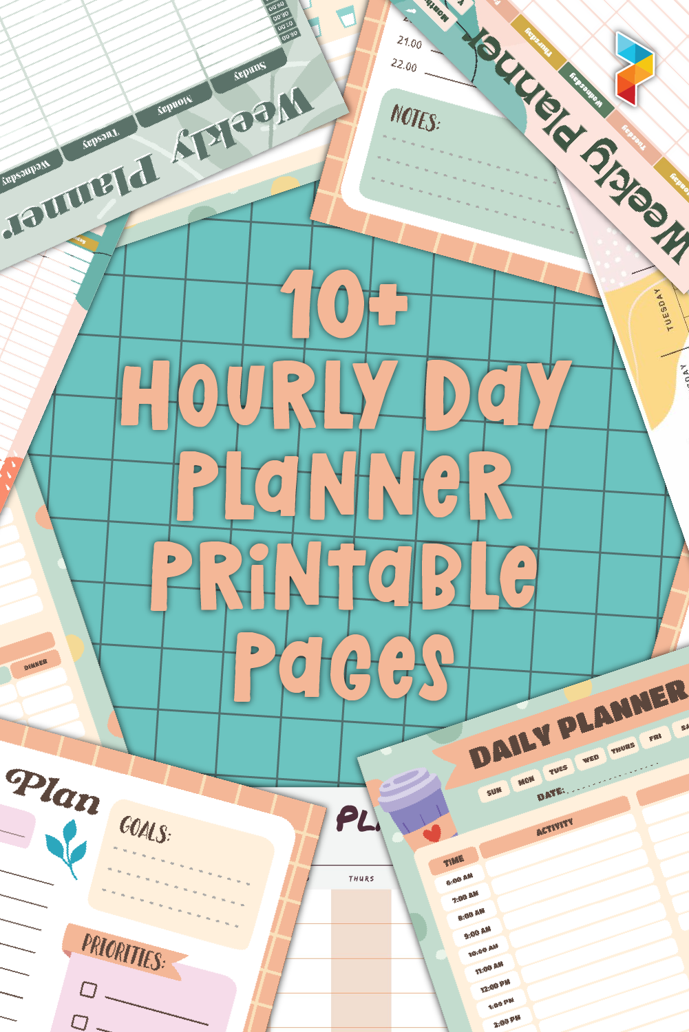 Hourly Day Planner Pages