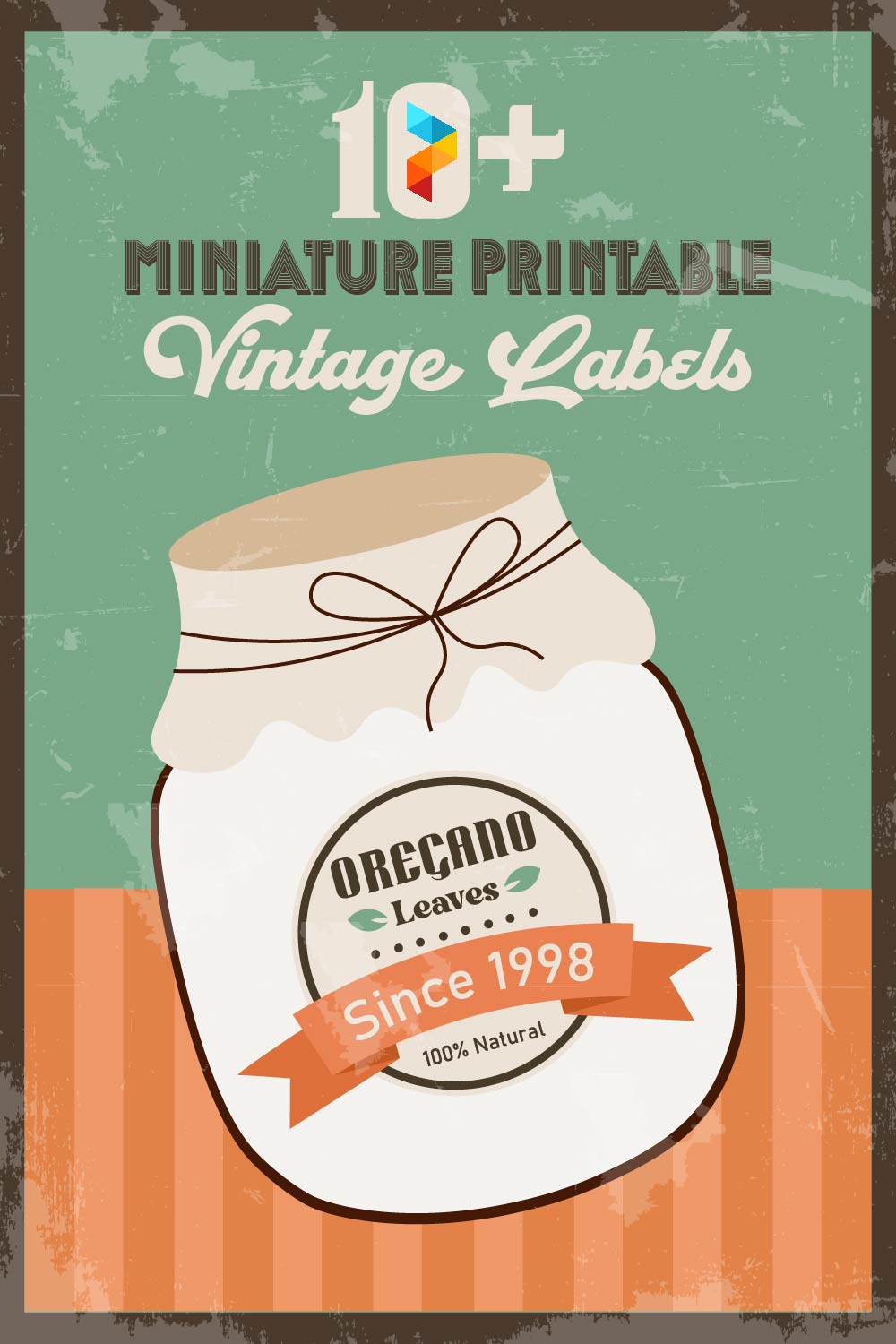 Miniature Vintage Labels