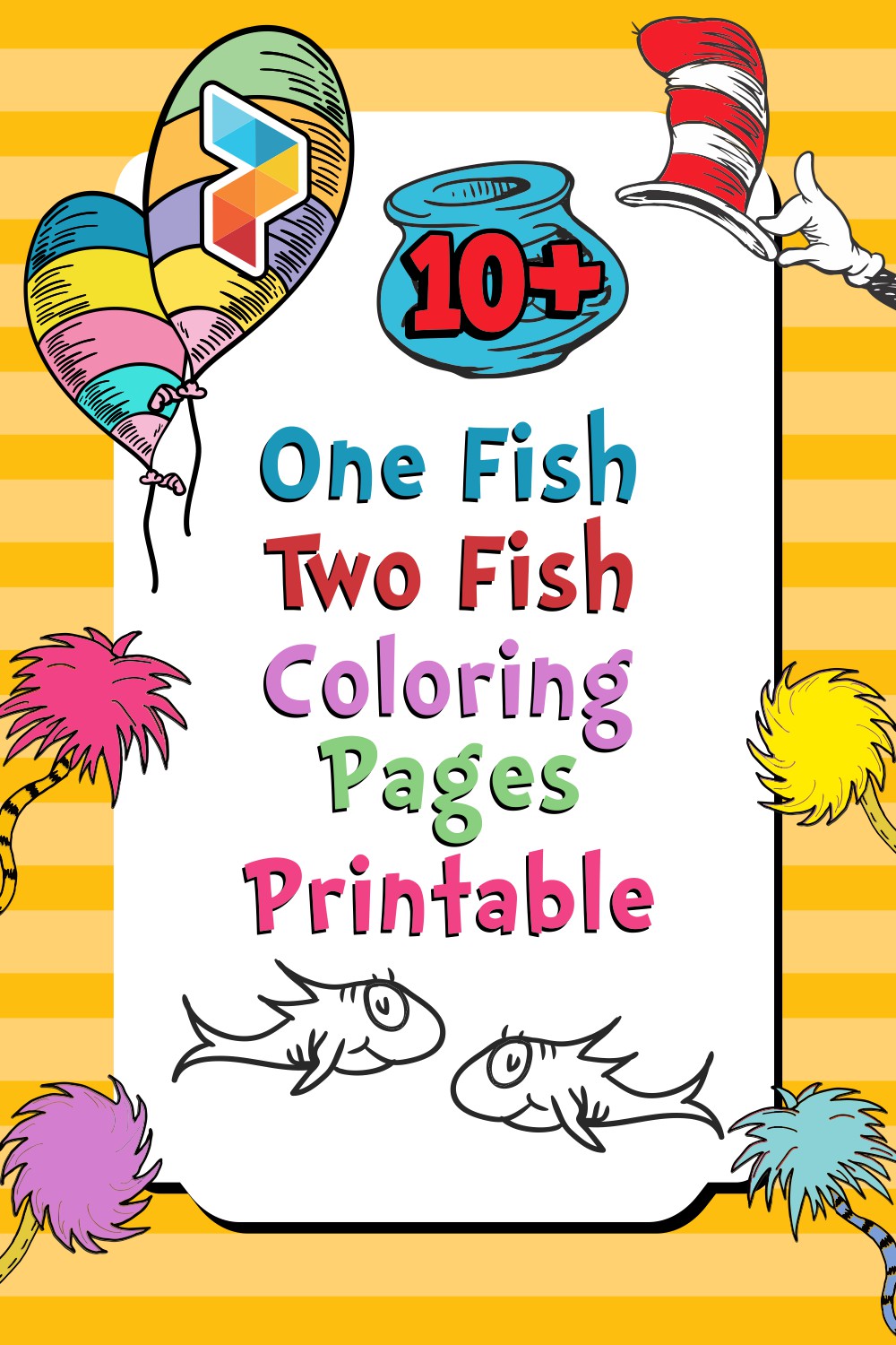 One Fish Two Fish Coloring Pages