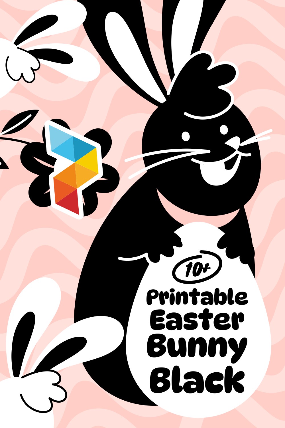 Easter Bunny Black