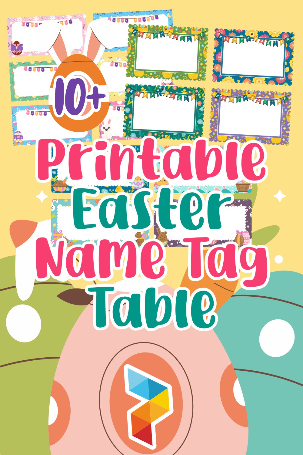Easter Name Tag Table
