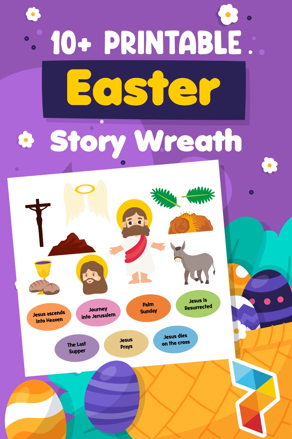 Easter Story Wreath