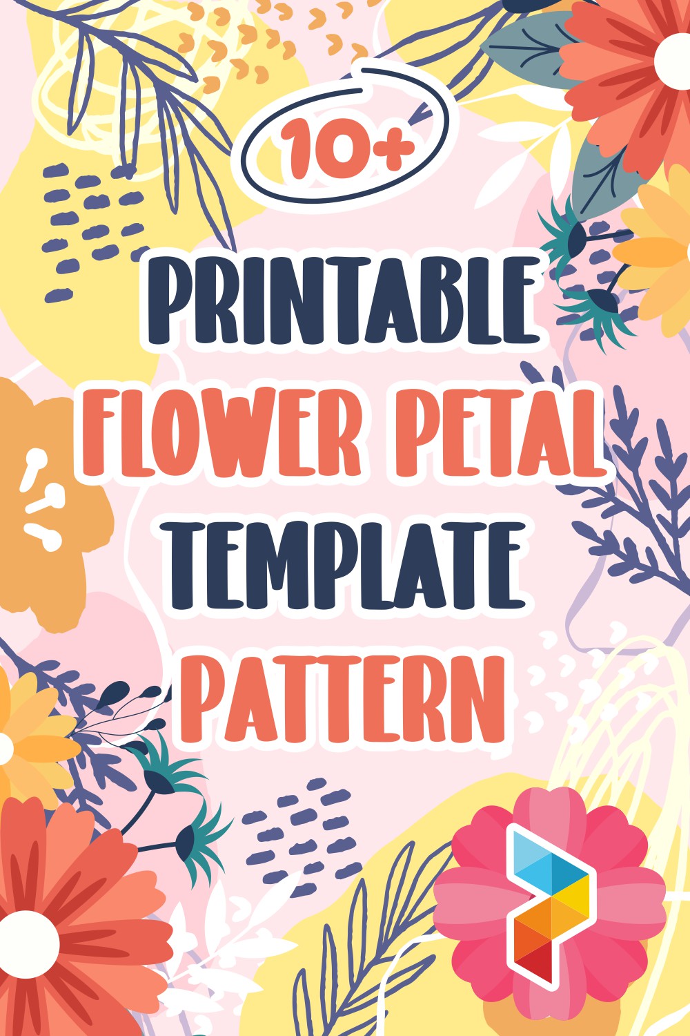 Flower Petal Template Pattern