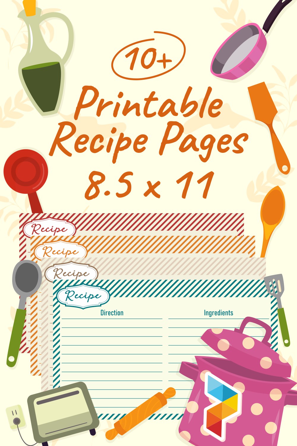Recipe Pages 8.5X11