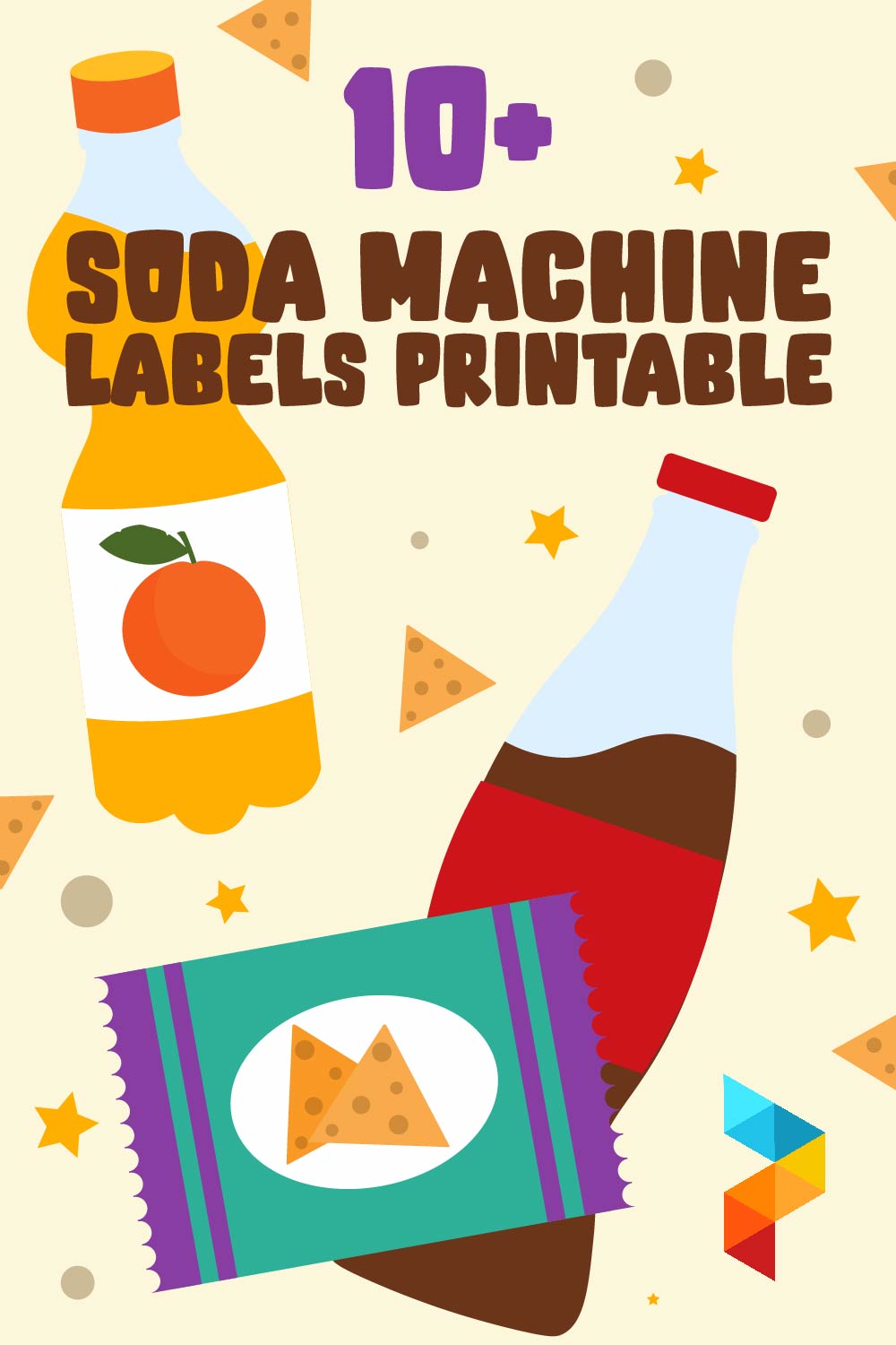 Soda Machine Labels