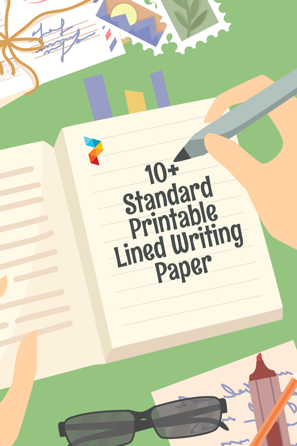 Standard Lined Writing Paper
