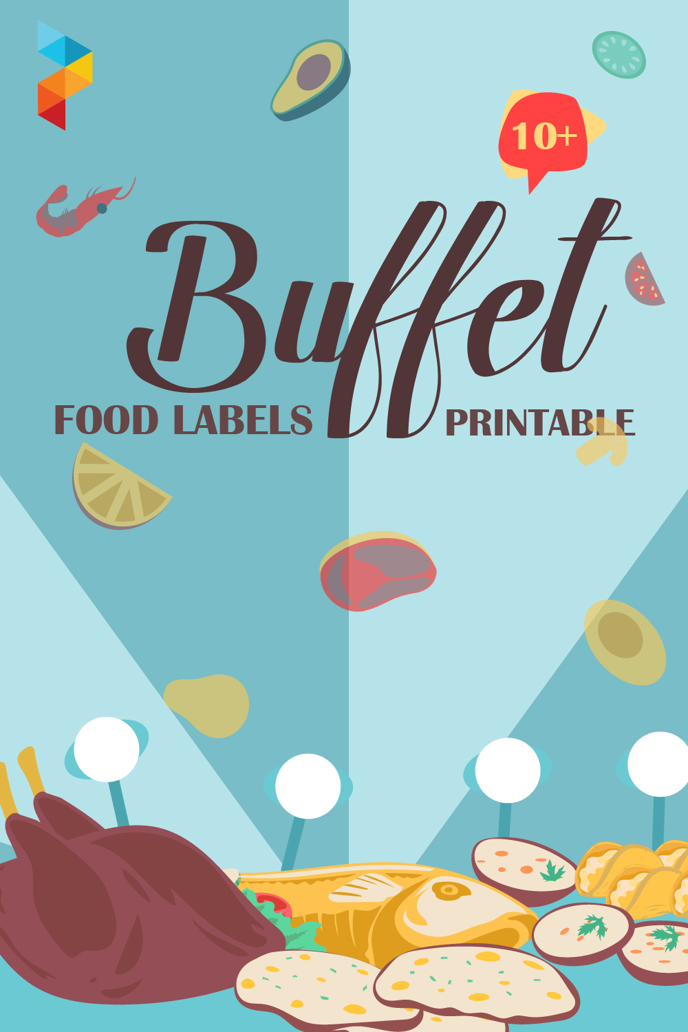Buffet Food Labels