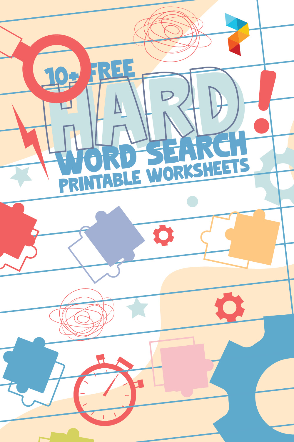 Hard Word Search Worksheets