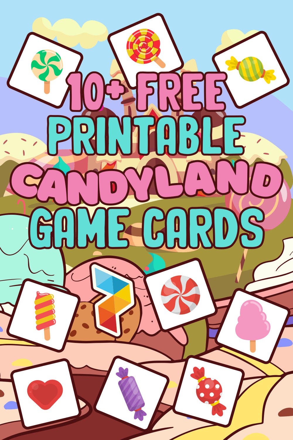 Candyland Game Cards