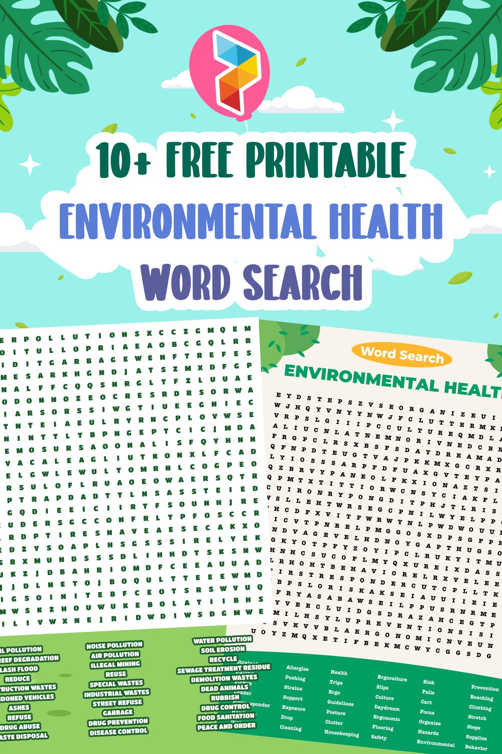 Environmental Health Word Search