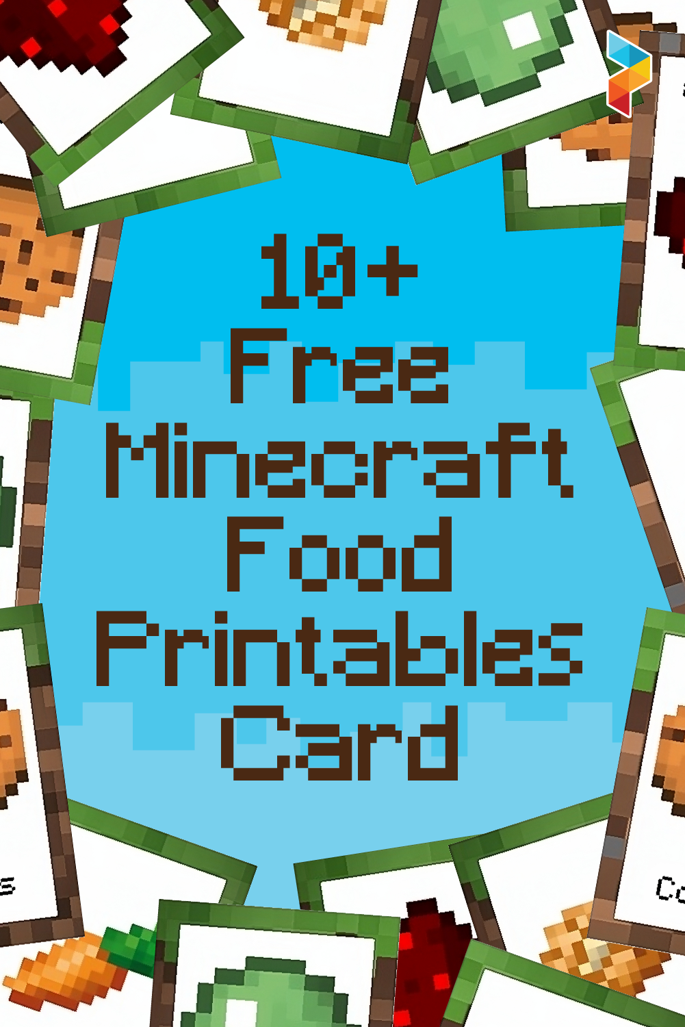 Minecraft Food Card