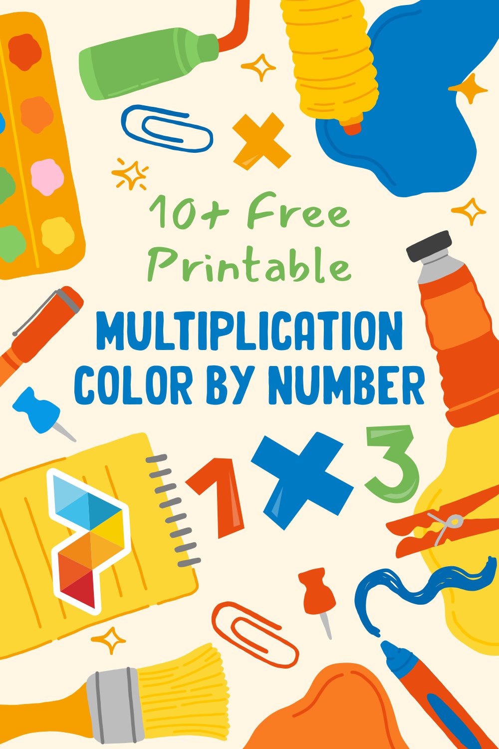 Multiplication Color By Number