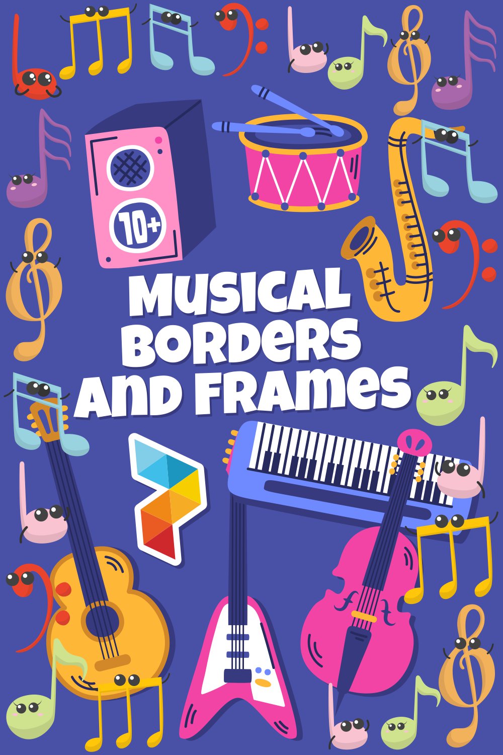 Musical Borders And Frames