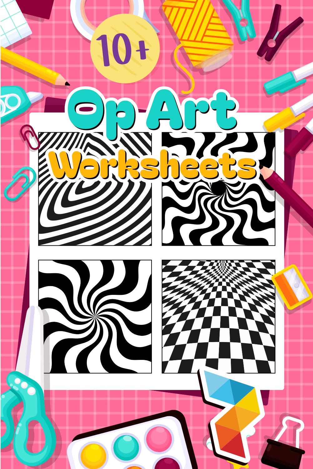 Op Art Worksheets