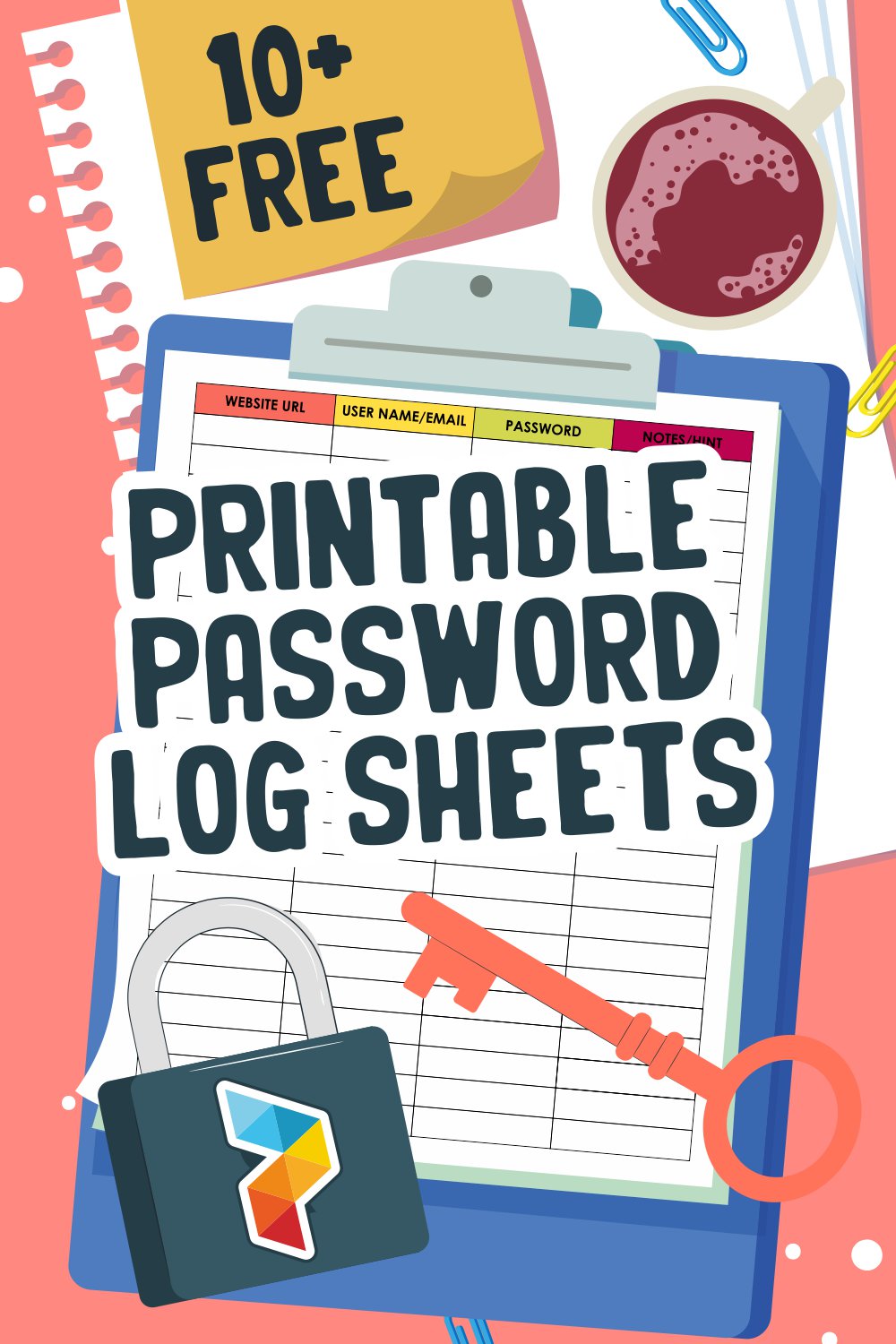 Password Log Sheets