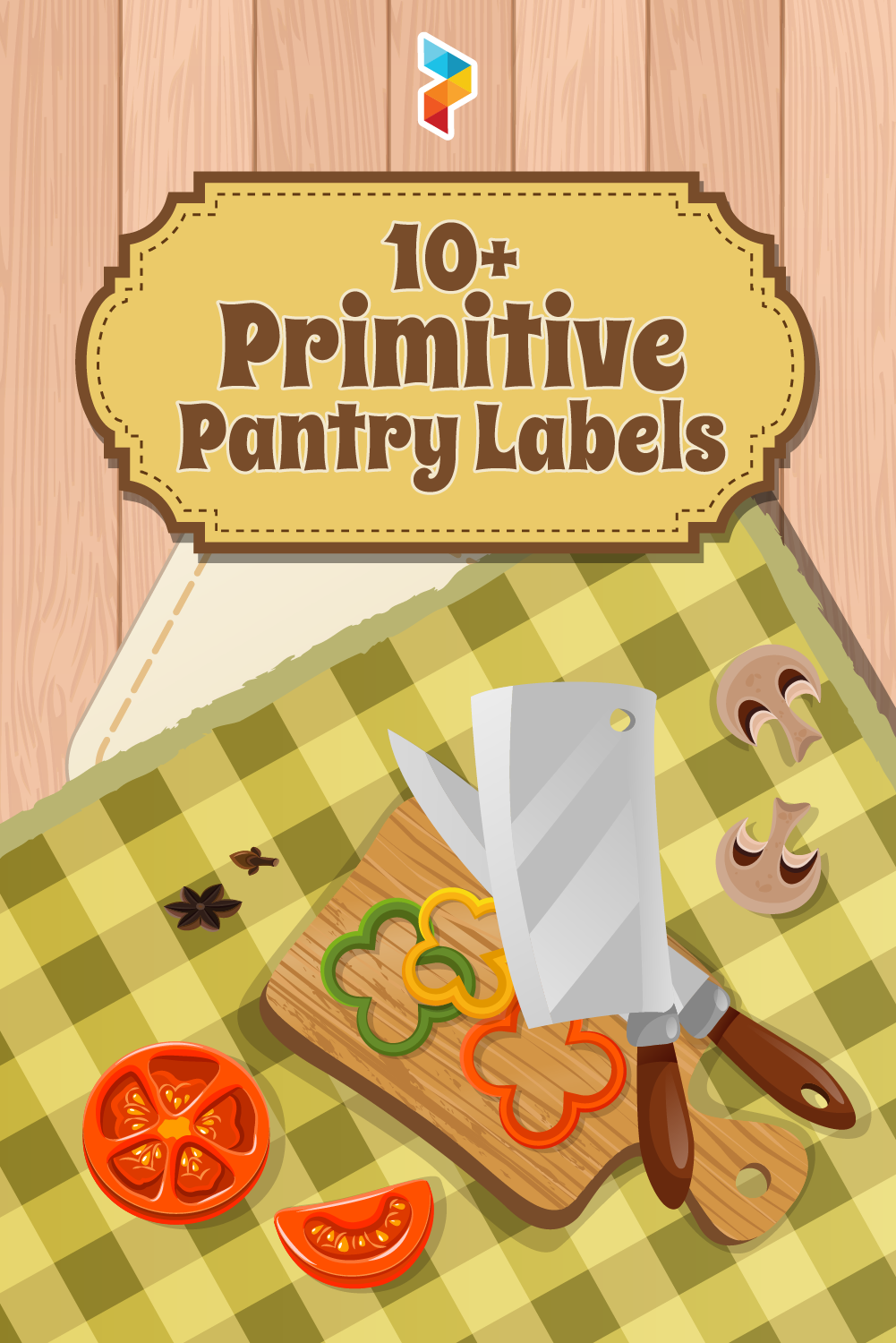 Primitive Pantry Labels