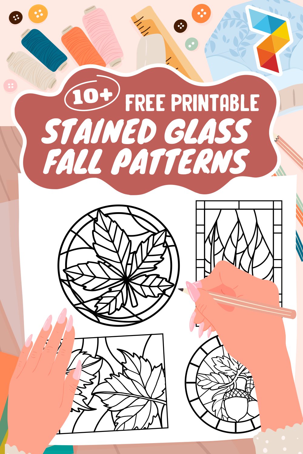 Stained Glass Fall Patterns