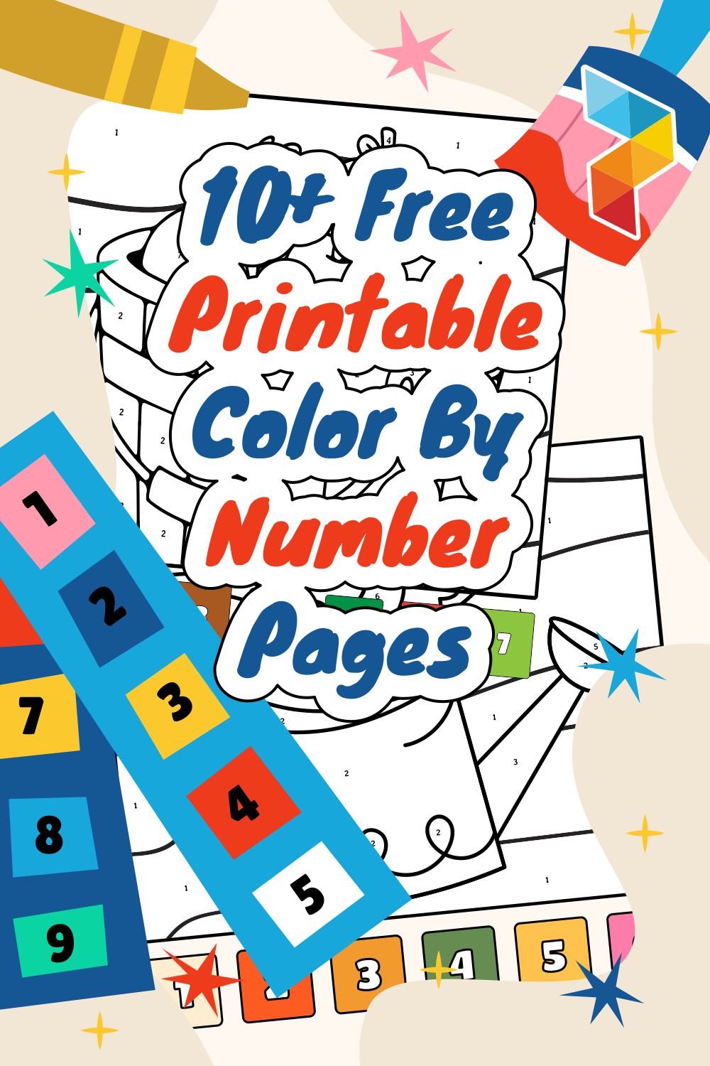 Color By Number Pages Color By Number Pages