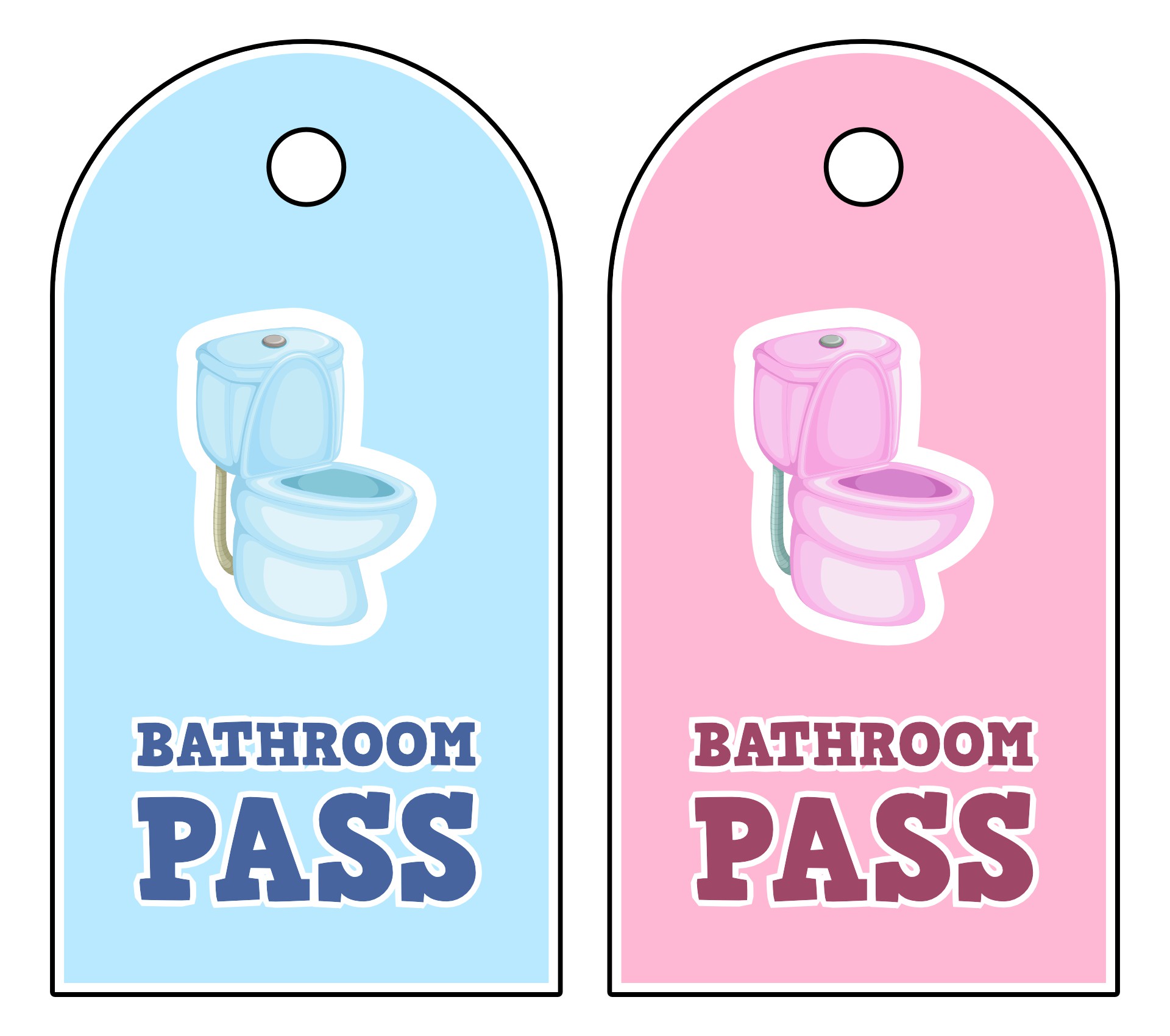 Bathroom Pass Picture Bathroom Pass Picture