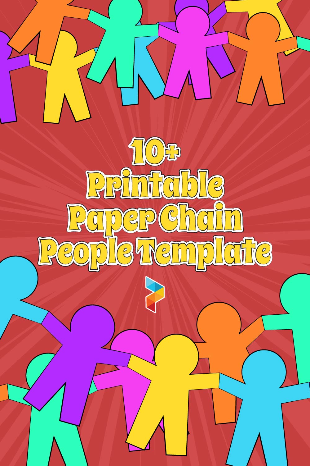 Paper Chain People Template Paper Chain People Template