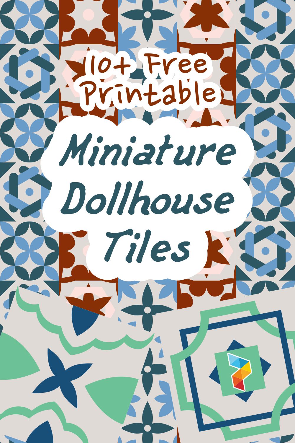 Miniature Dollhouse Tiles