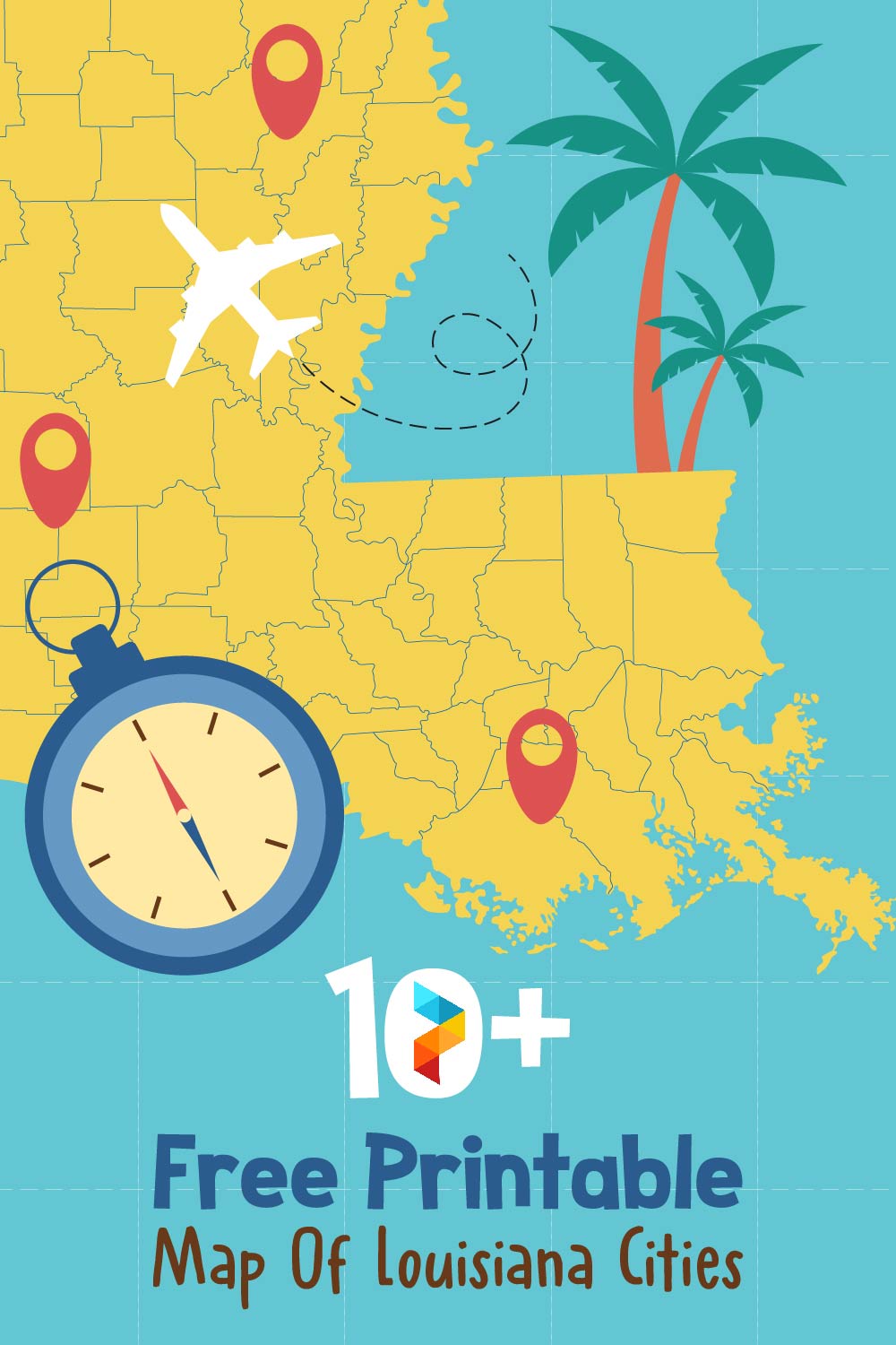 Map Of Louisiana Cities