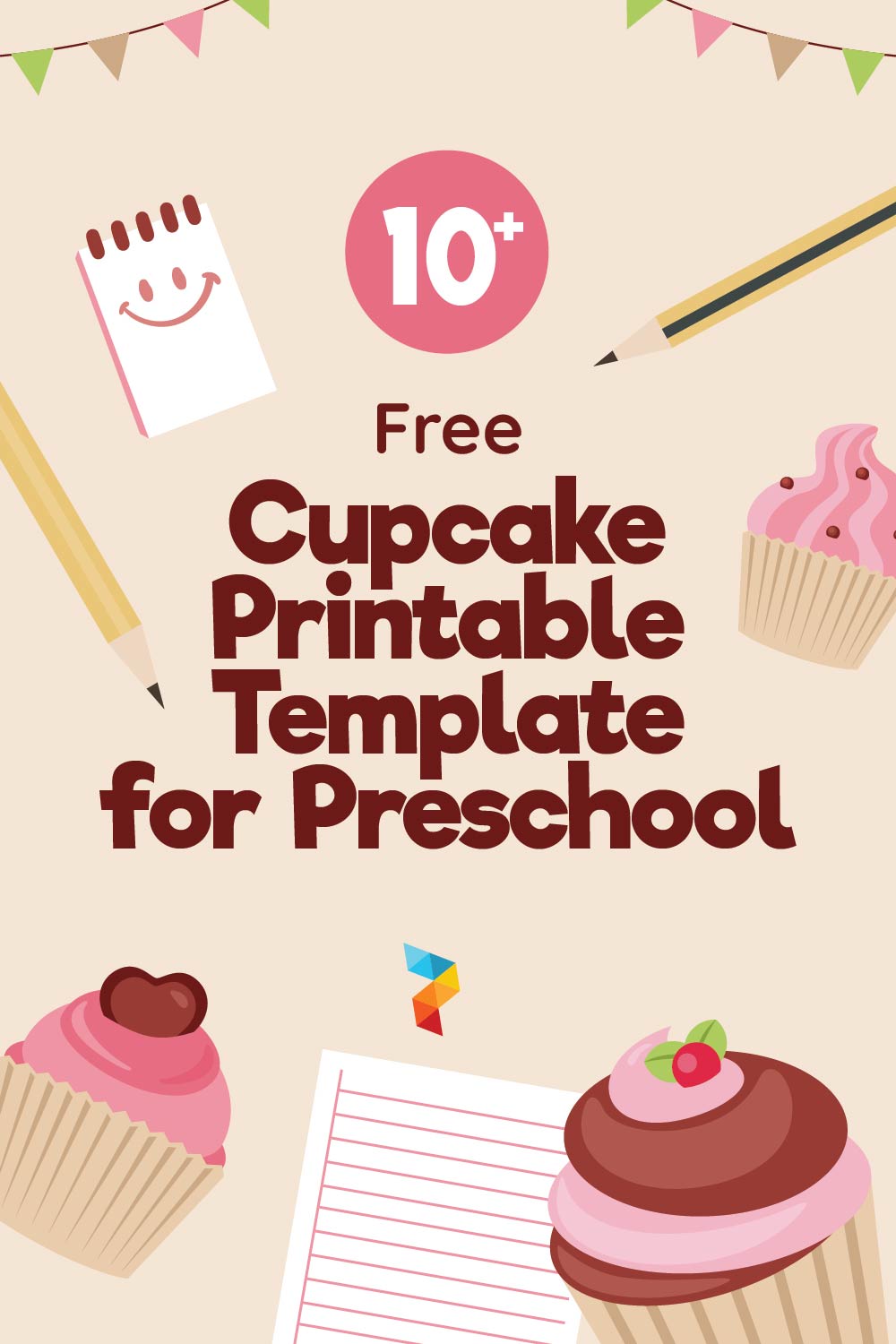 Cupcake Template For Preschool Cupcake Template For Preschool