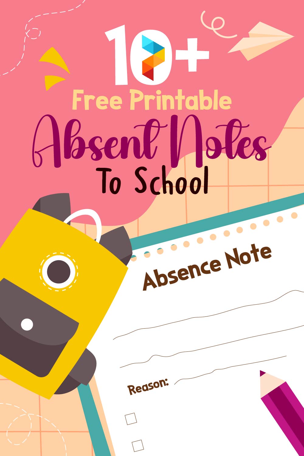 Absent Notes To School Absent Notes To School