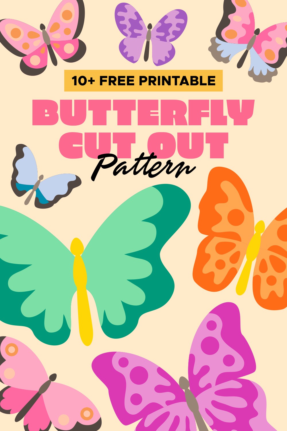 Butterfly Cut Out Pattern Butterfly Cut Out Pattern
