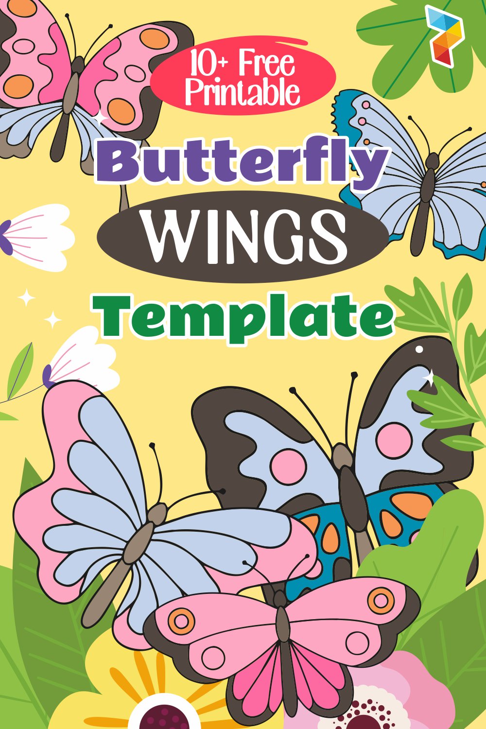 Butterfly Wings Template