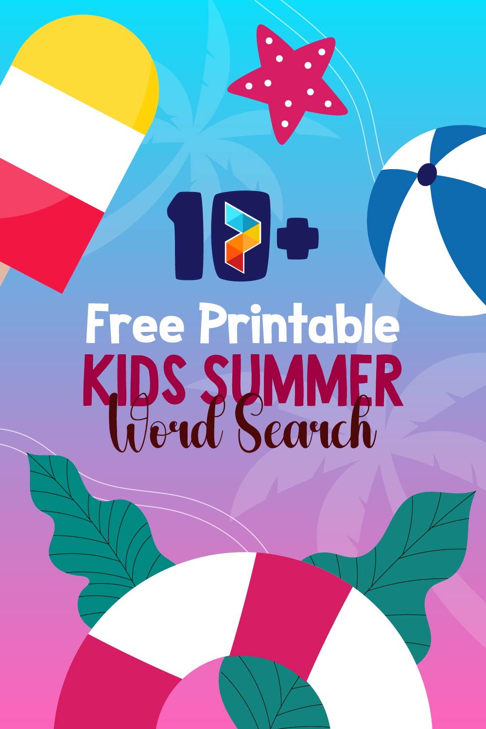 Kids Summer Word Search