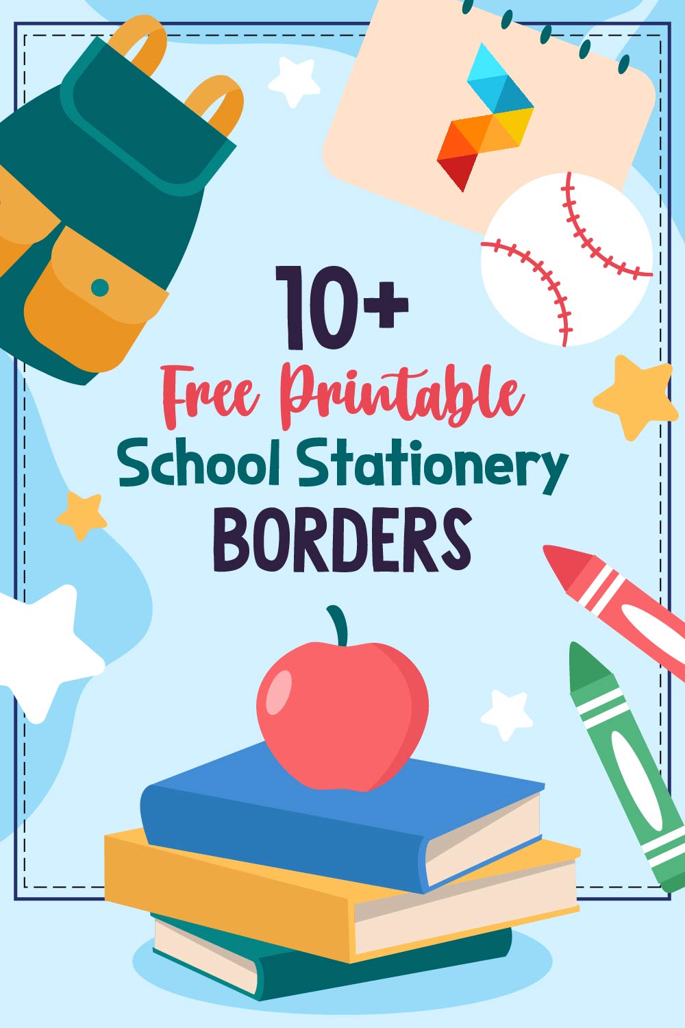 School Stationery Borders School Stationery Borders