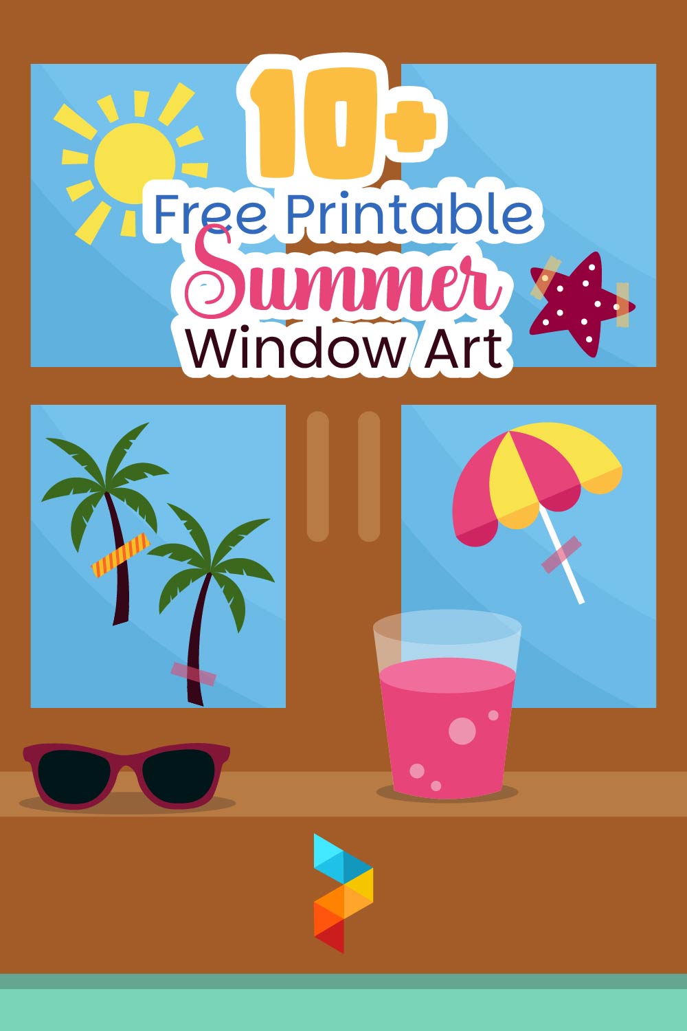 Summer Window Art Summer Window Art